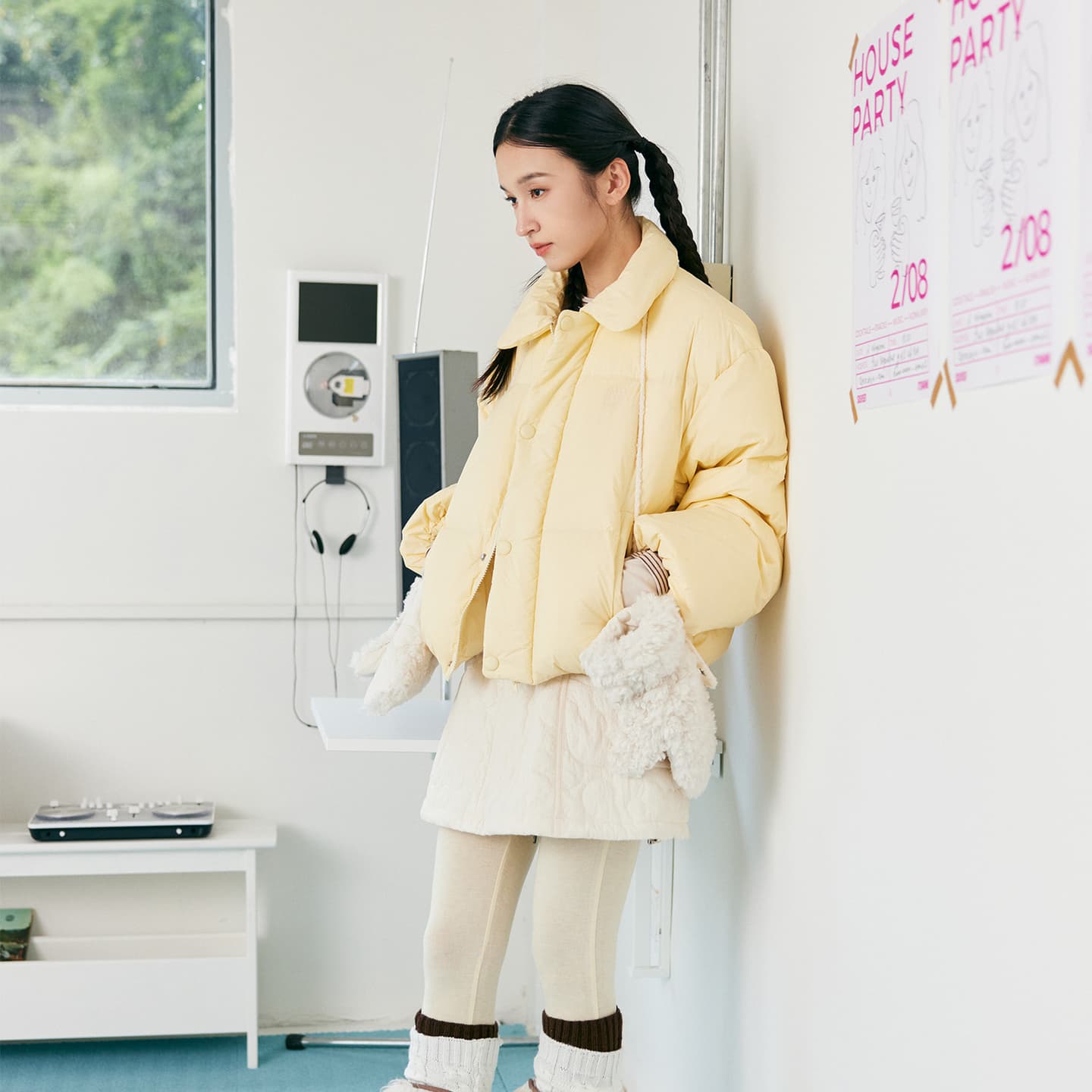 MostwantedLab Embroidered Down Jacket