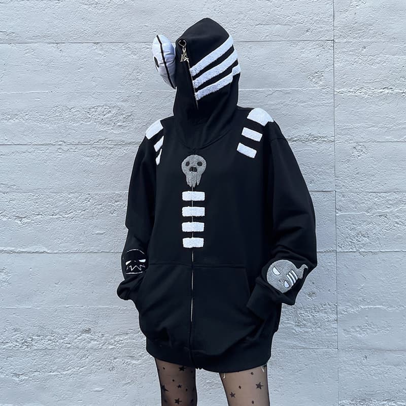 KAKAZZY Y2K Hoodie Black