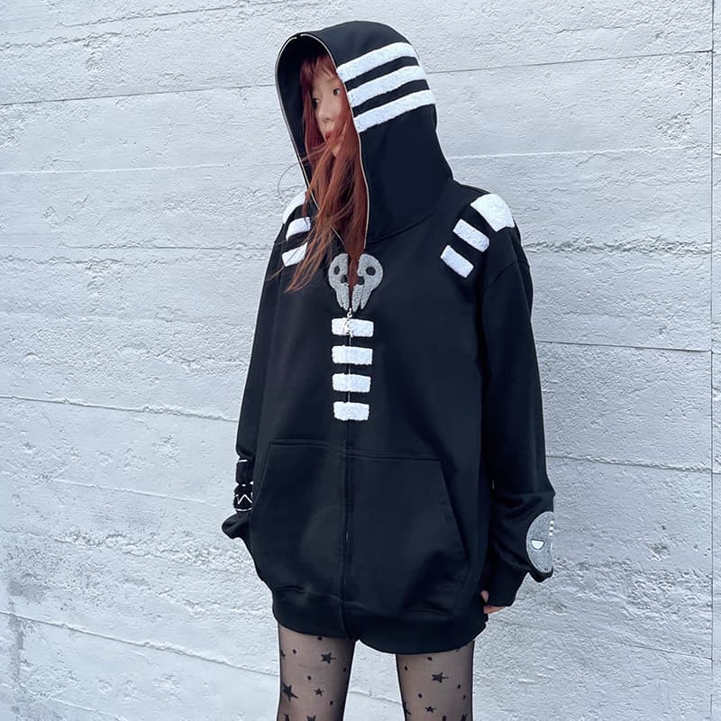 KAKAZZY Y2K Hoodie Black