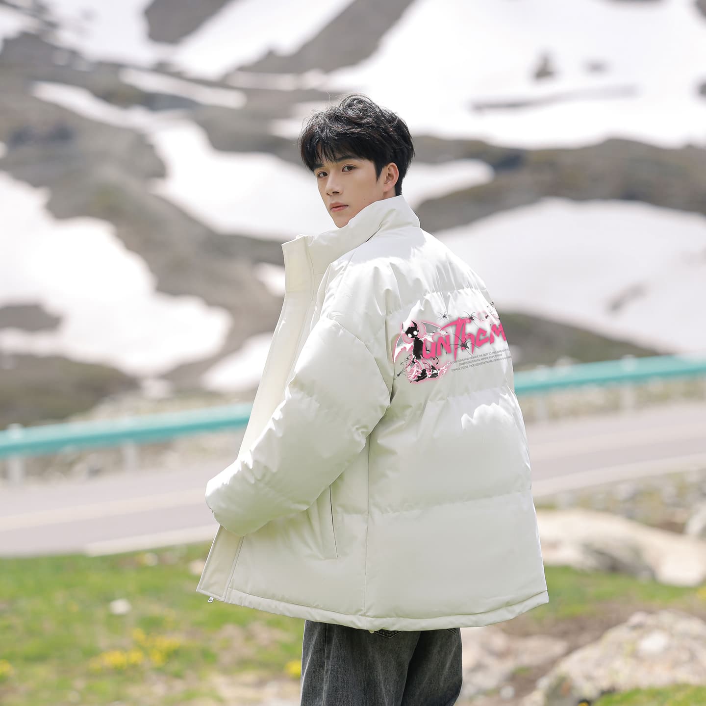 UNthemed Demon Spider Logo Long Sleeve Jacket