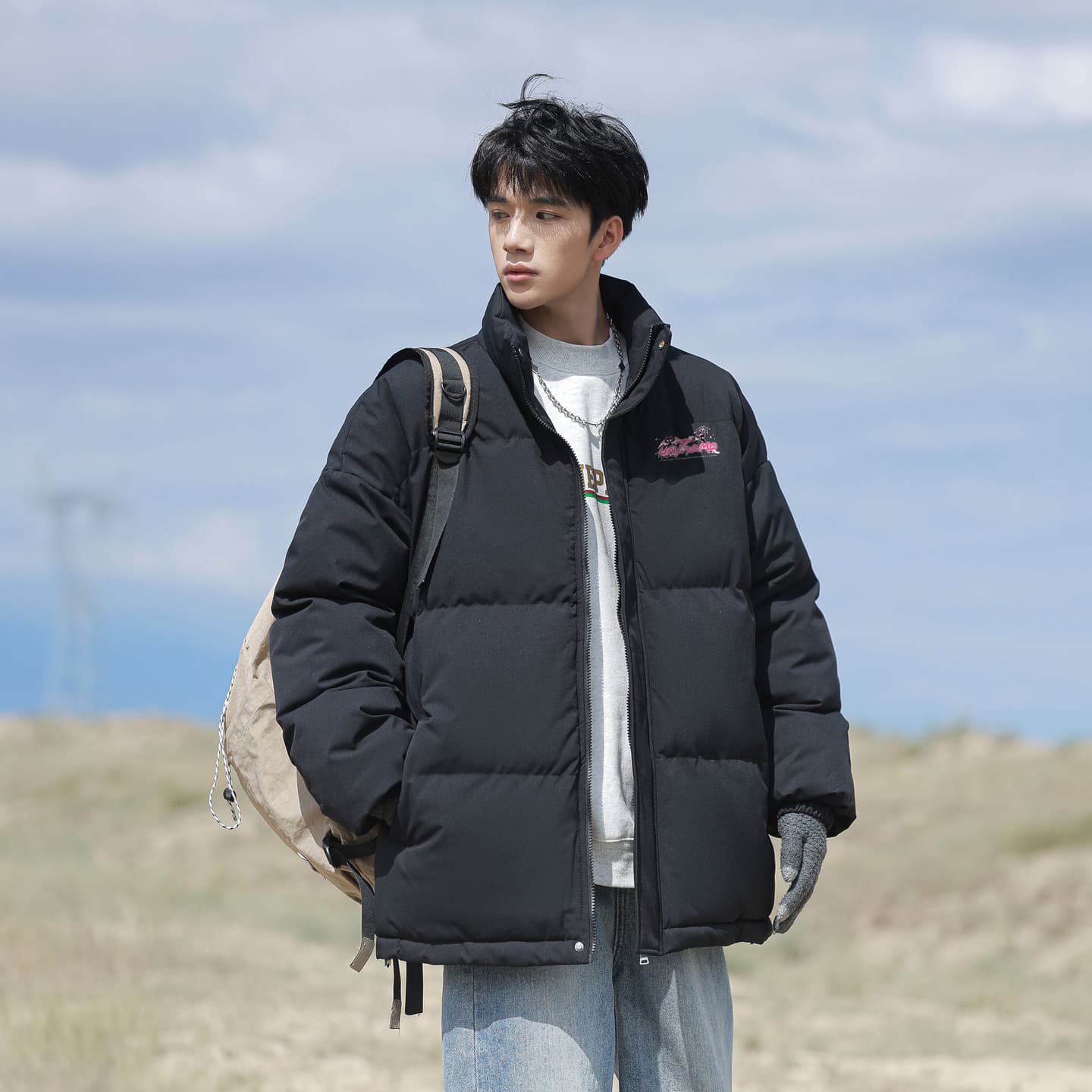 UNthemed Demon Spider Logo Long Sleeve Jacket