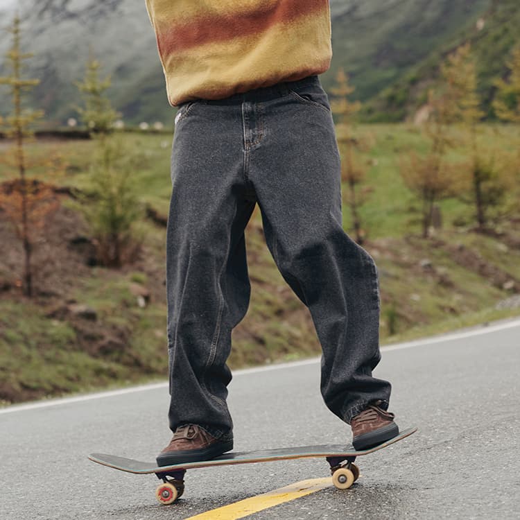Vision Street Wear Classic Washed Black Jeans