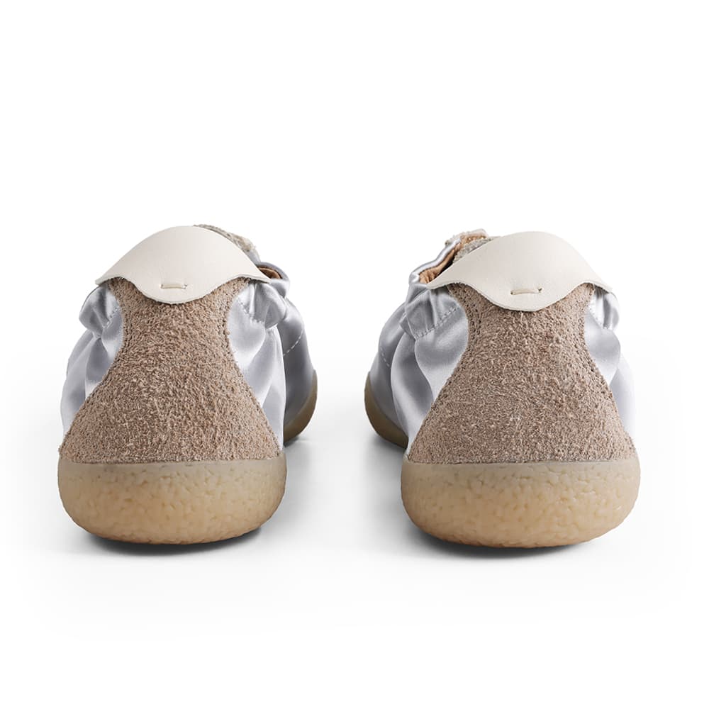 PANE Sterling Coin Ballet Trainer Low Silver
