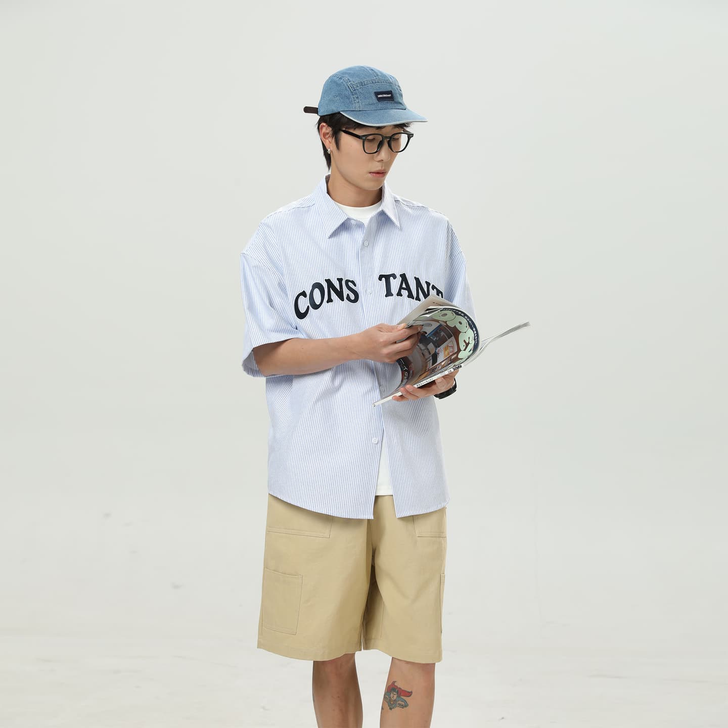 ARCANEFUNK Retro Letter Print Shirt
