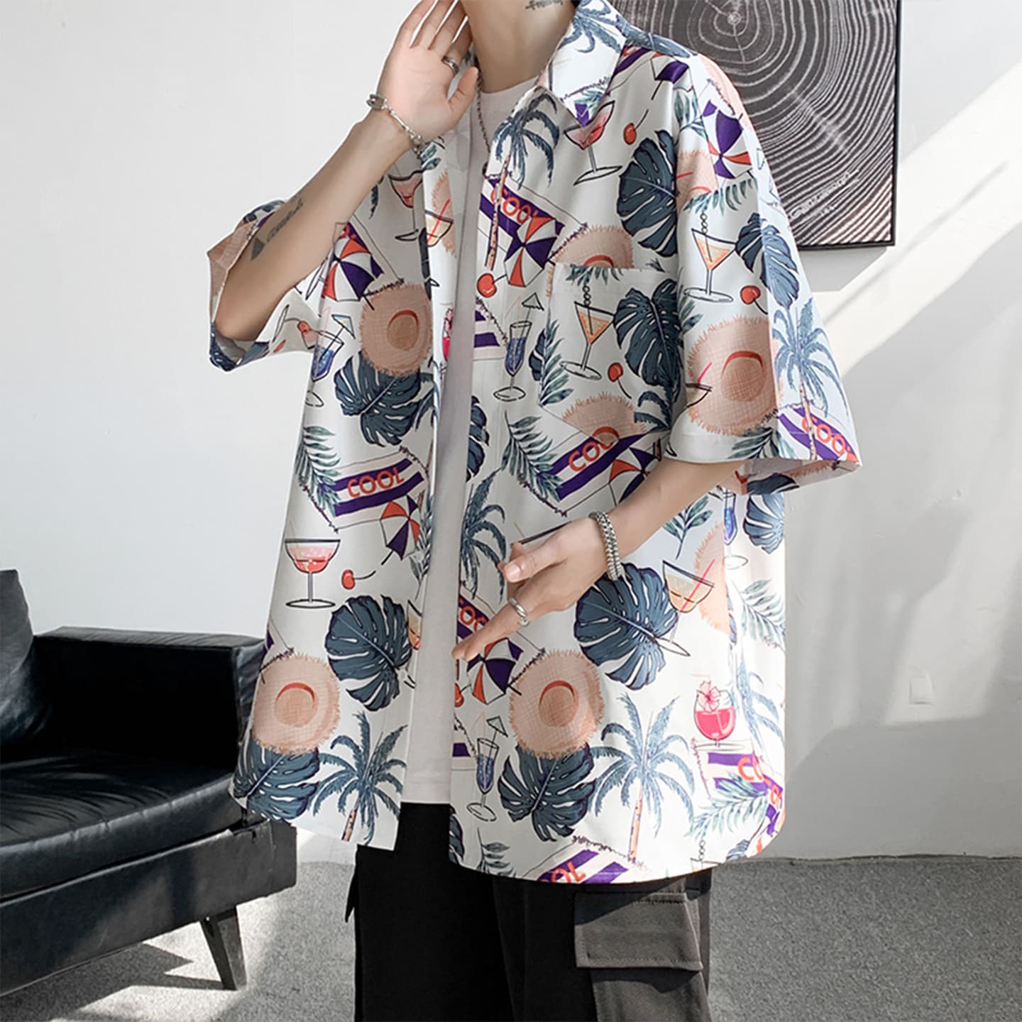 ARCANEFUNK Vintage Collar Shirt