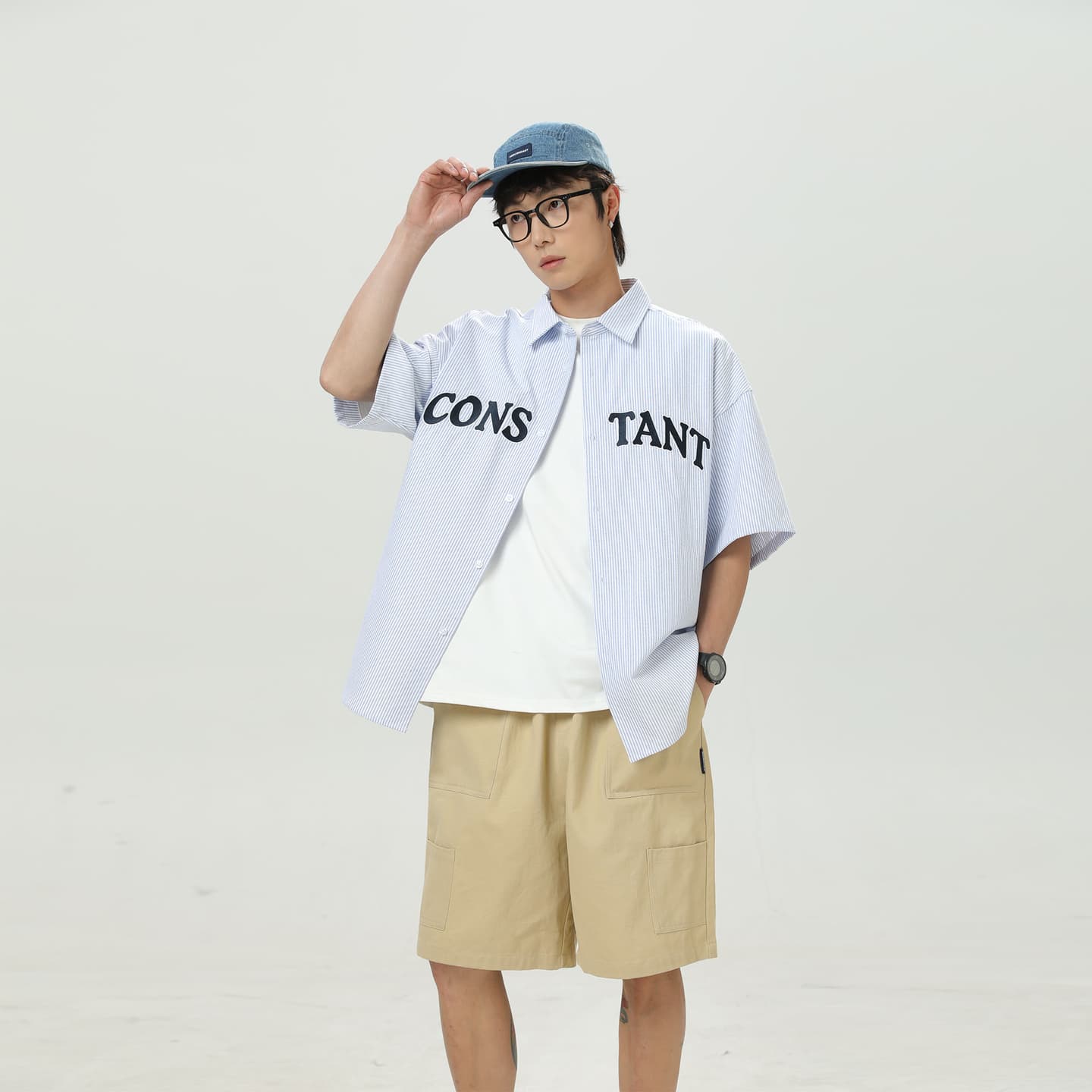 ARCANEFUNK Retro Letter Print Shirt