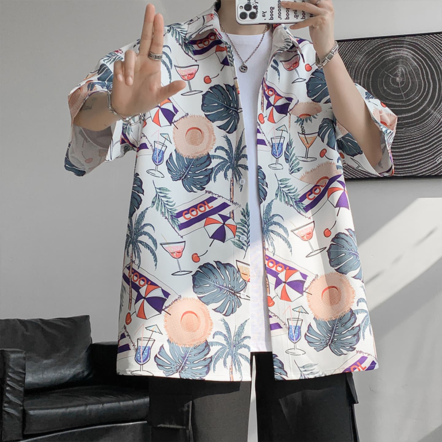 ARCANEFUNK Vintage Collar Shirt