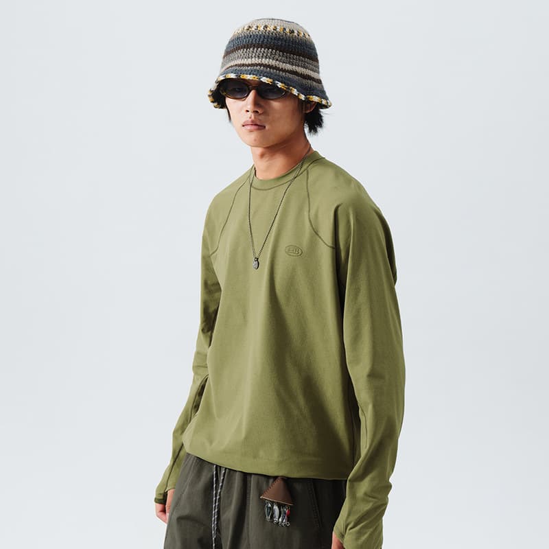 NOTHOMME Blue Outdoor Long Sleeve T-Shirt