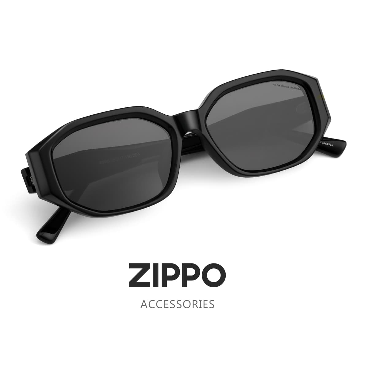 ZIPPO Modern Narrow Frame Cat Eye Sunglasses