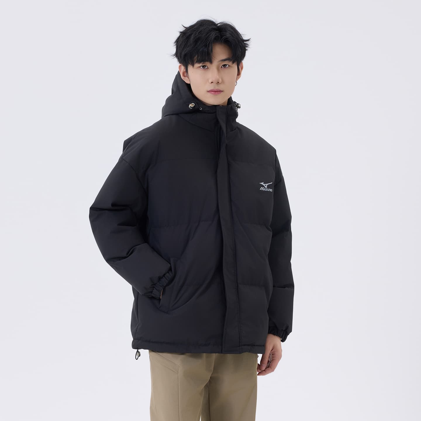 Mizuno Mountain Outdoor Hooded Puffer Jacket