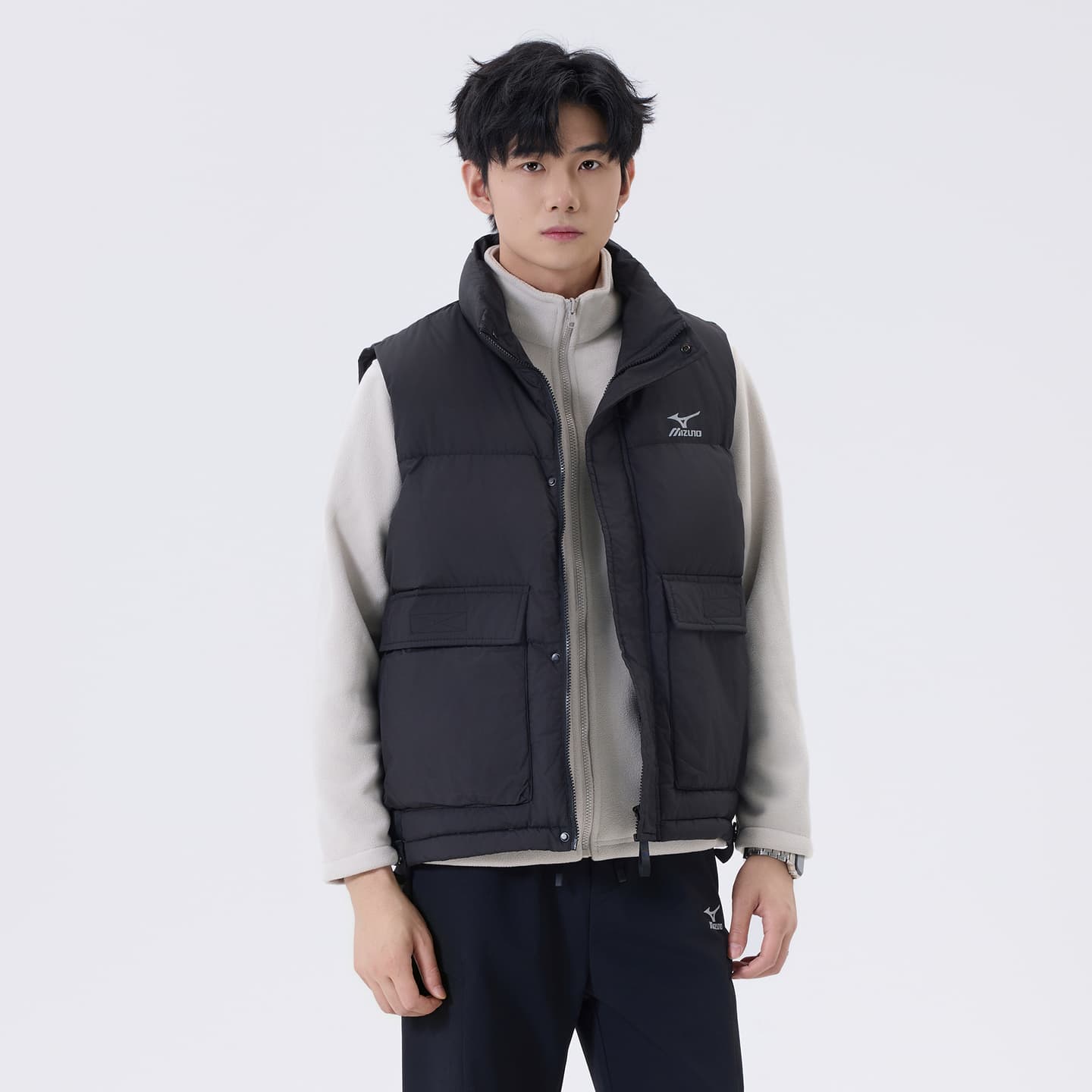 Mizuno Mountain Outdoor Lightweight Windproof Jacket with Down Vest