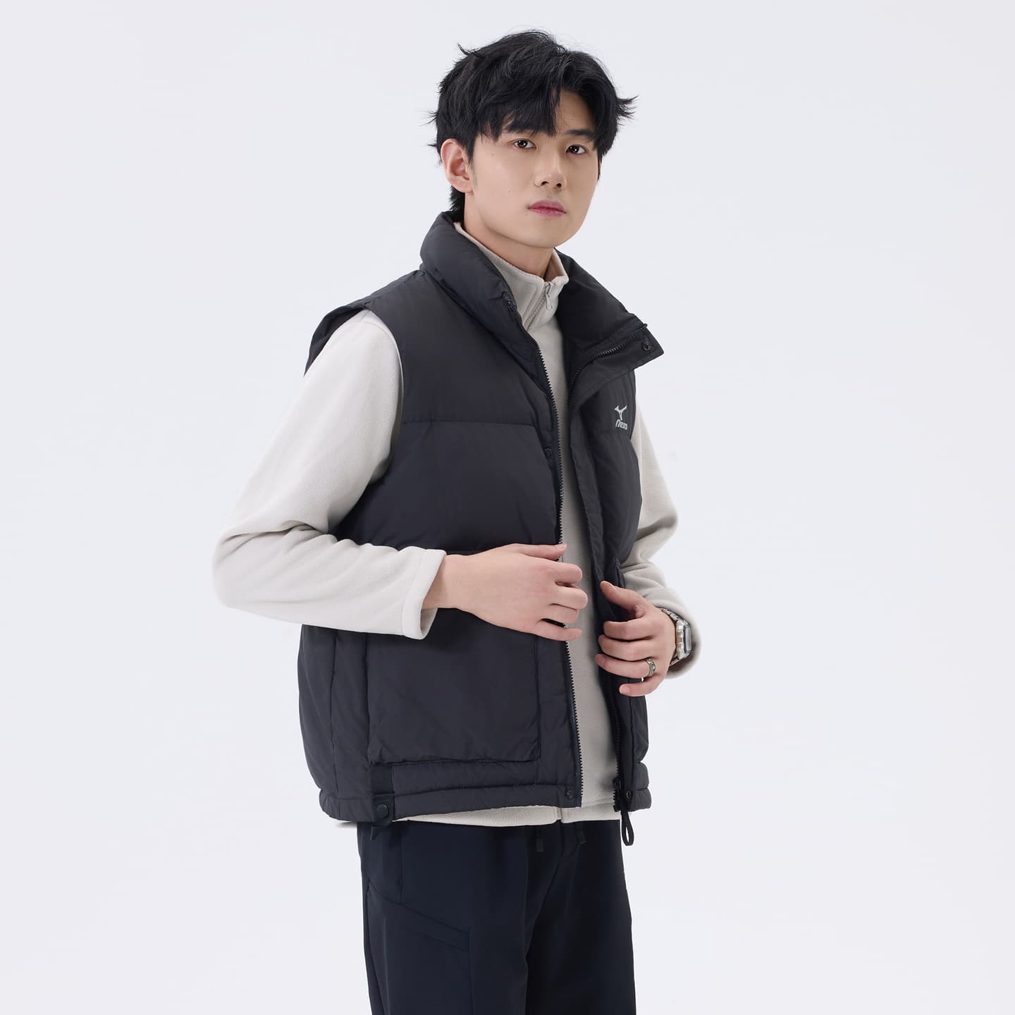 Mizuno Mountain Outdoor Lightweight Windproof Jacket with Down Vest