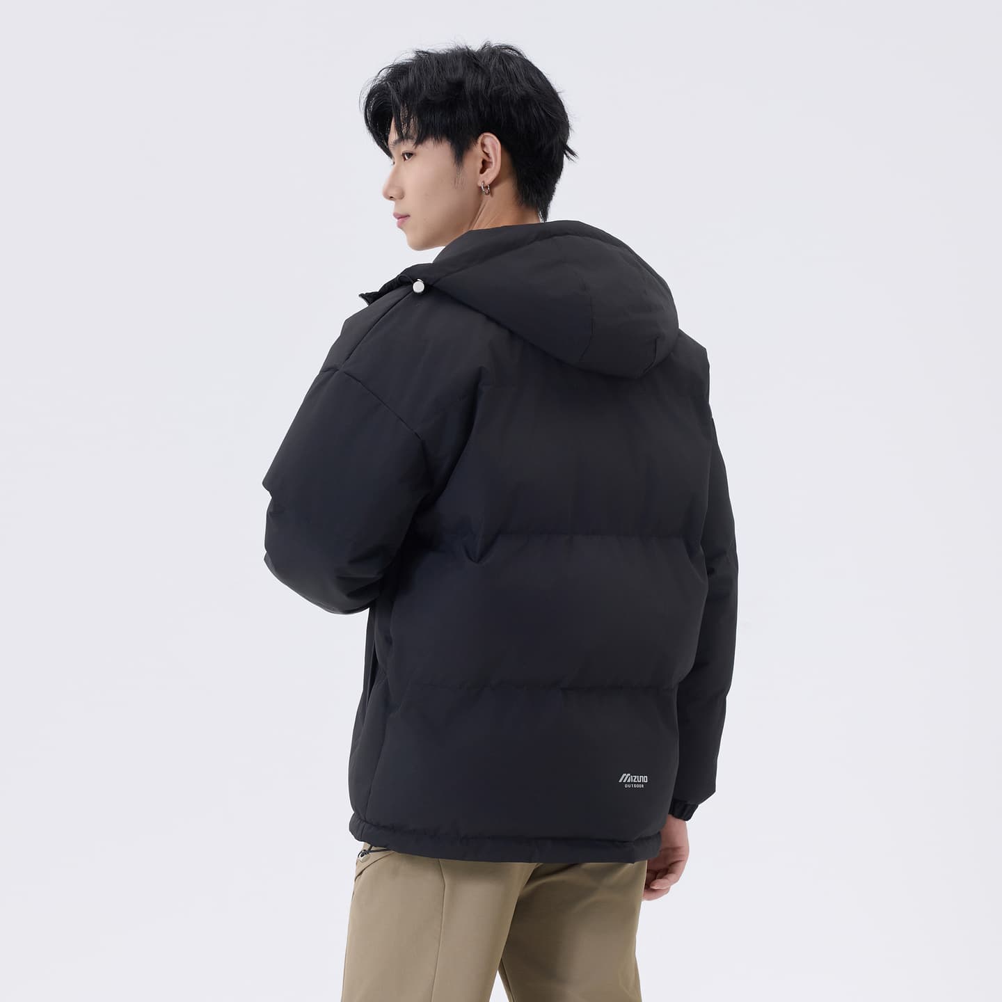 Mizuno Mountain Outdoor Hooded Puffer Jacket