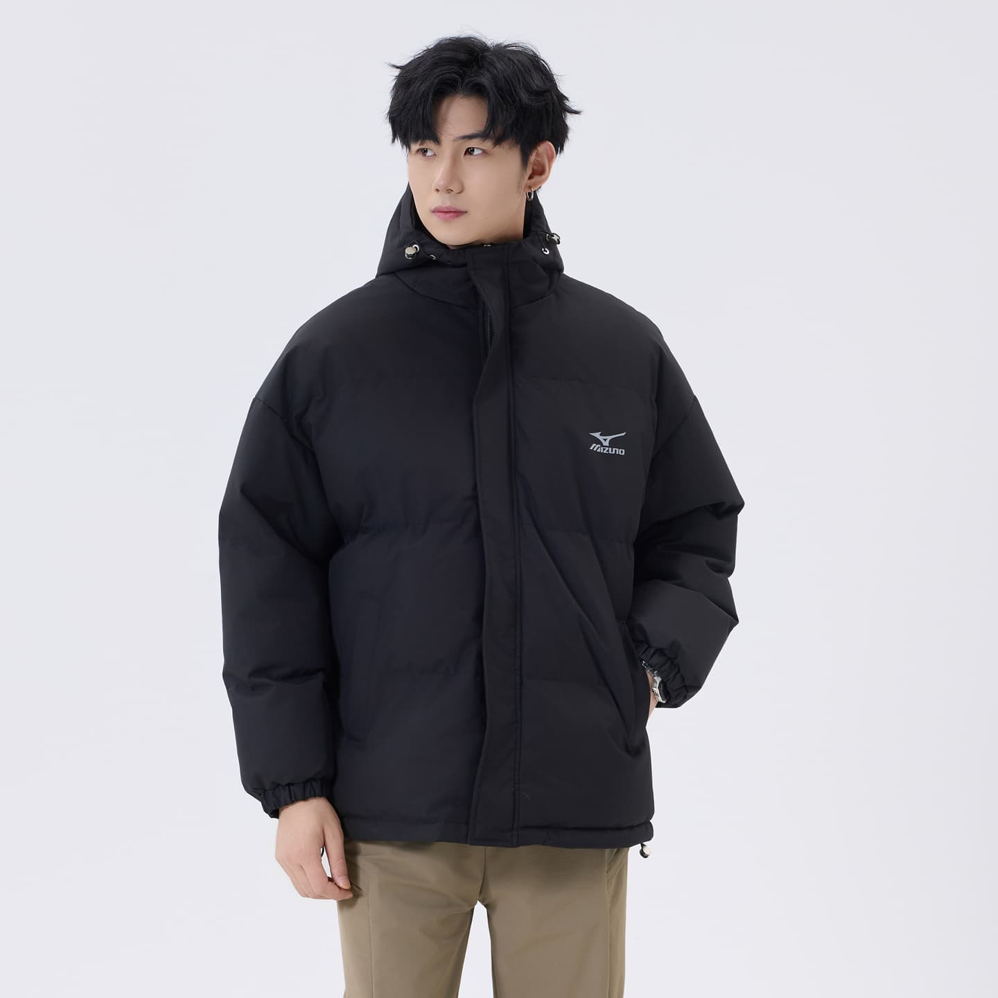 Mizuno Mountain Outdoor Hooded Puffer Jacket