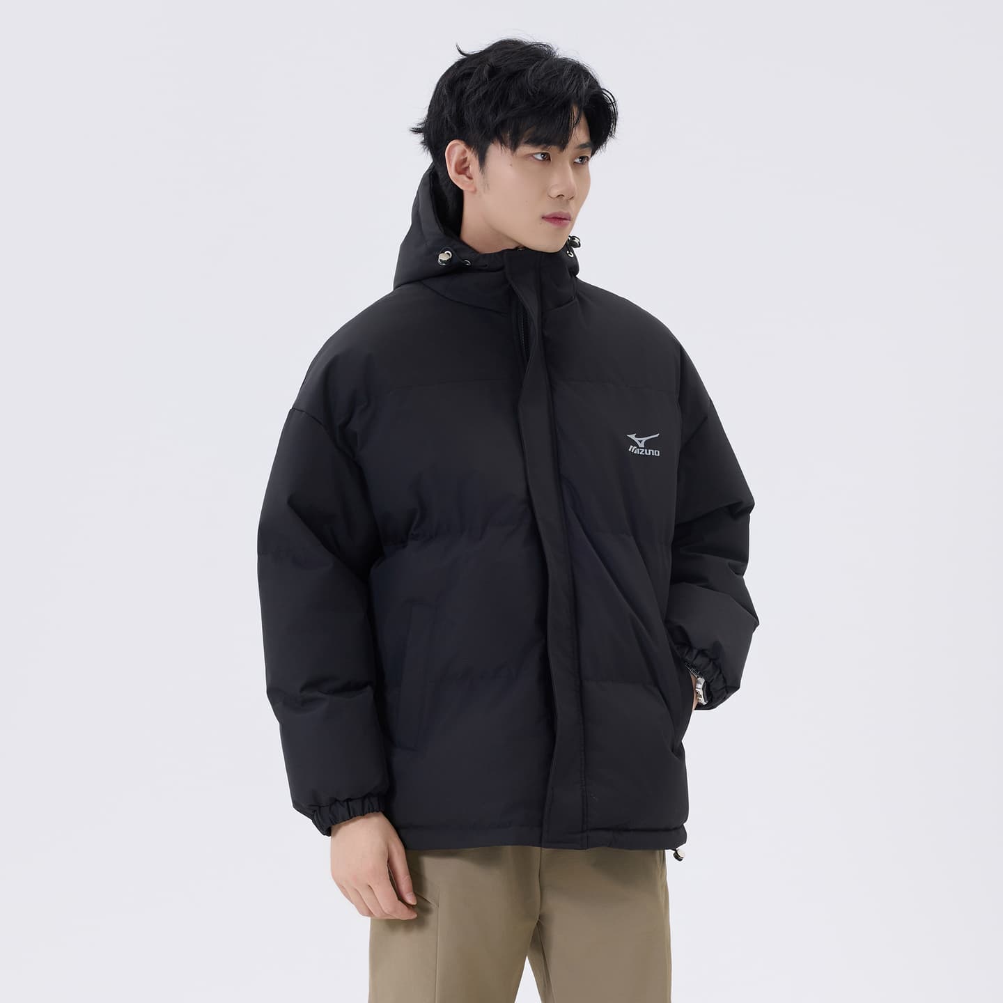Mizuno Mountain Outdoor Hooded Puffer Jacket