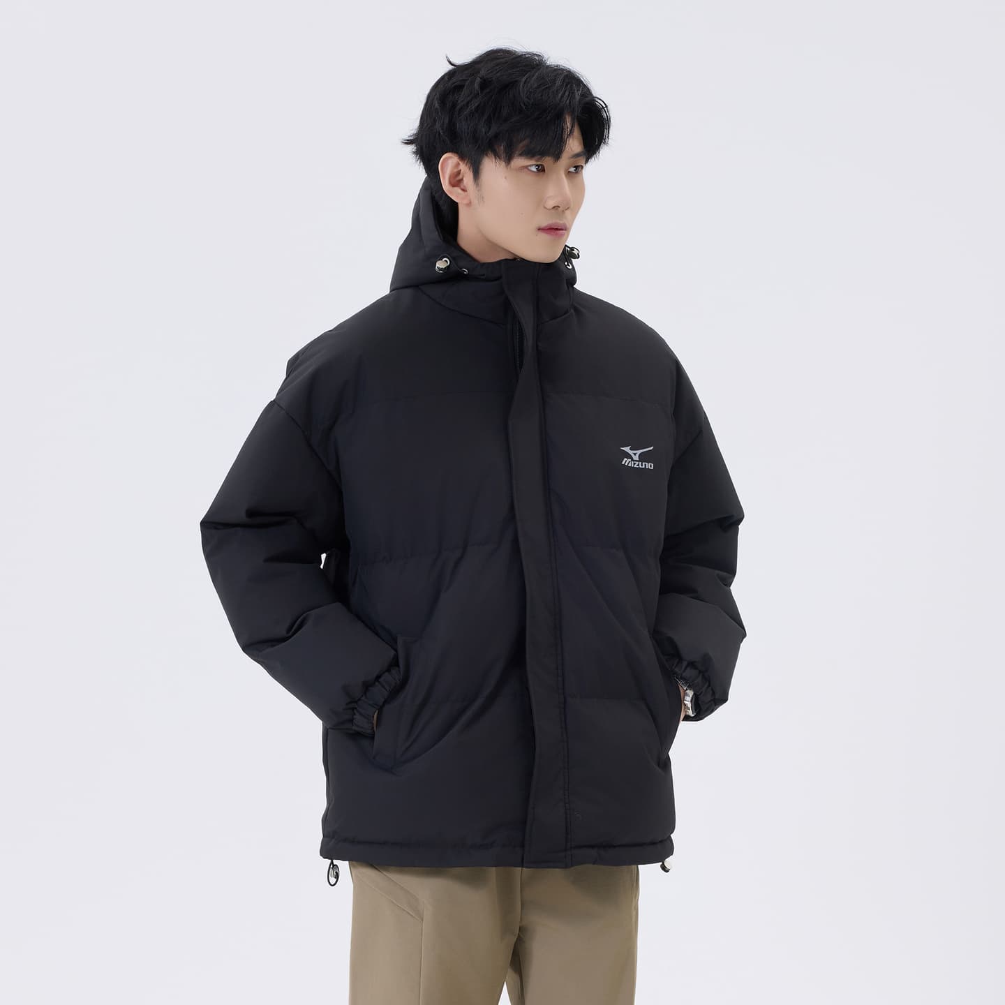 Mizuno Mountain Outdoor Hooded Puffer Jacket