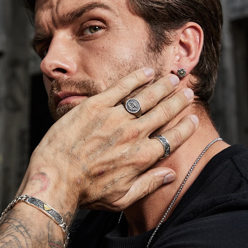 IDEAGEMER Eye of God Ring
