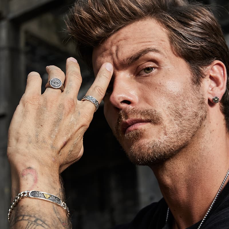 IDEAGEMER Eye of God Ring