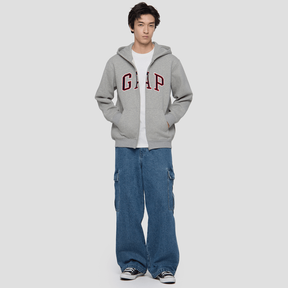 GAP Logo Zip Hoodie