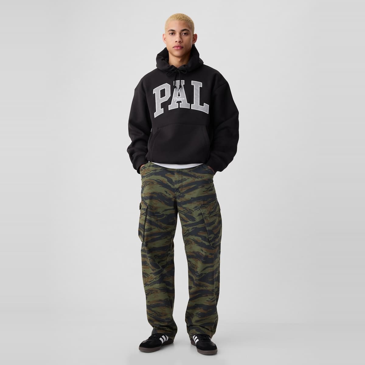 GAP x PALACE Hoodie Grey