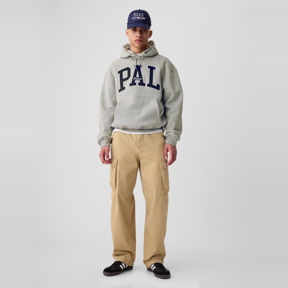 GAP x PALACE Hoodie Grey