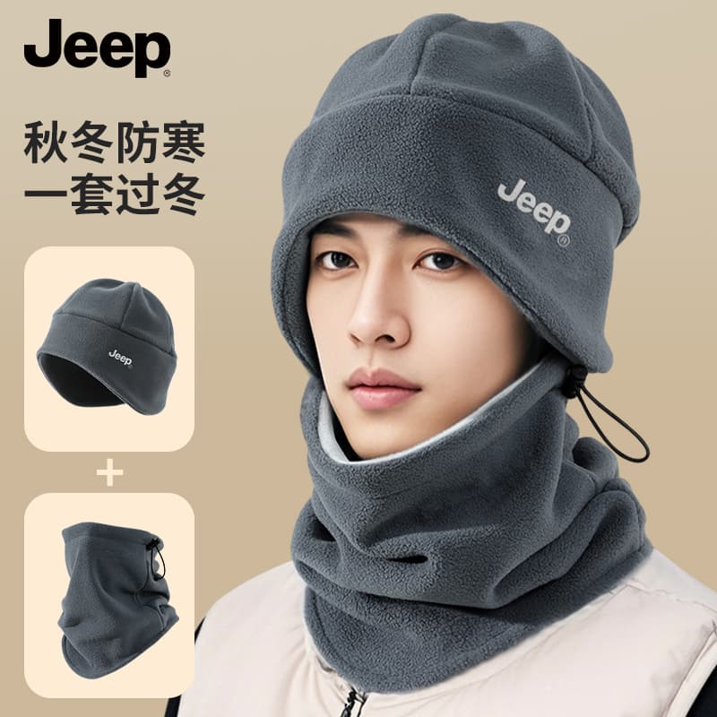 Jeep Winter Fleece Neck Warmer Set