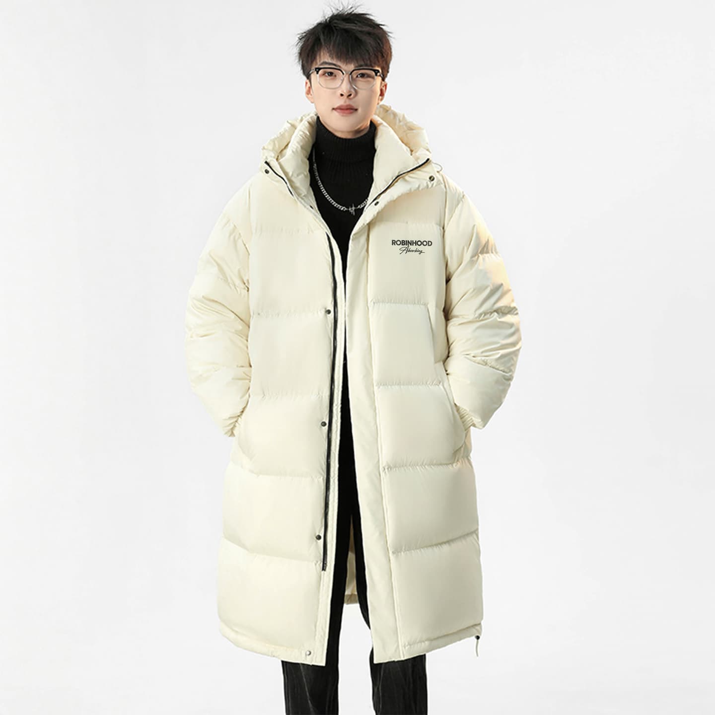 ROBINHOOD Classic Hoodie Down Jacket