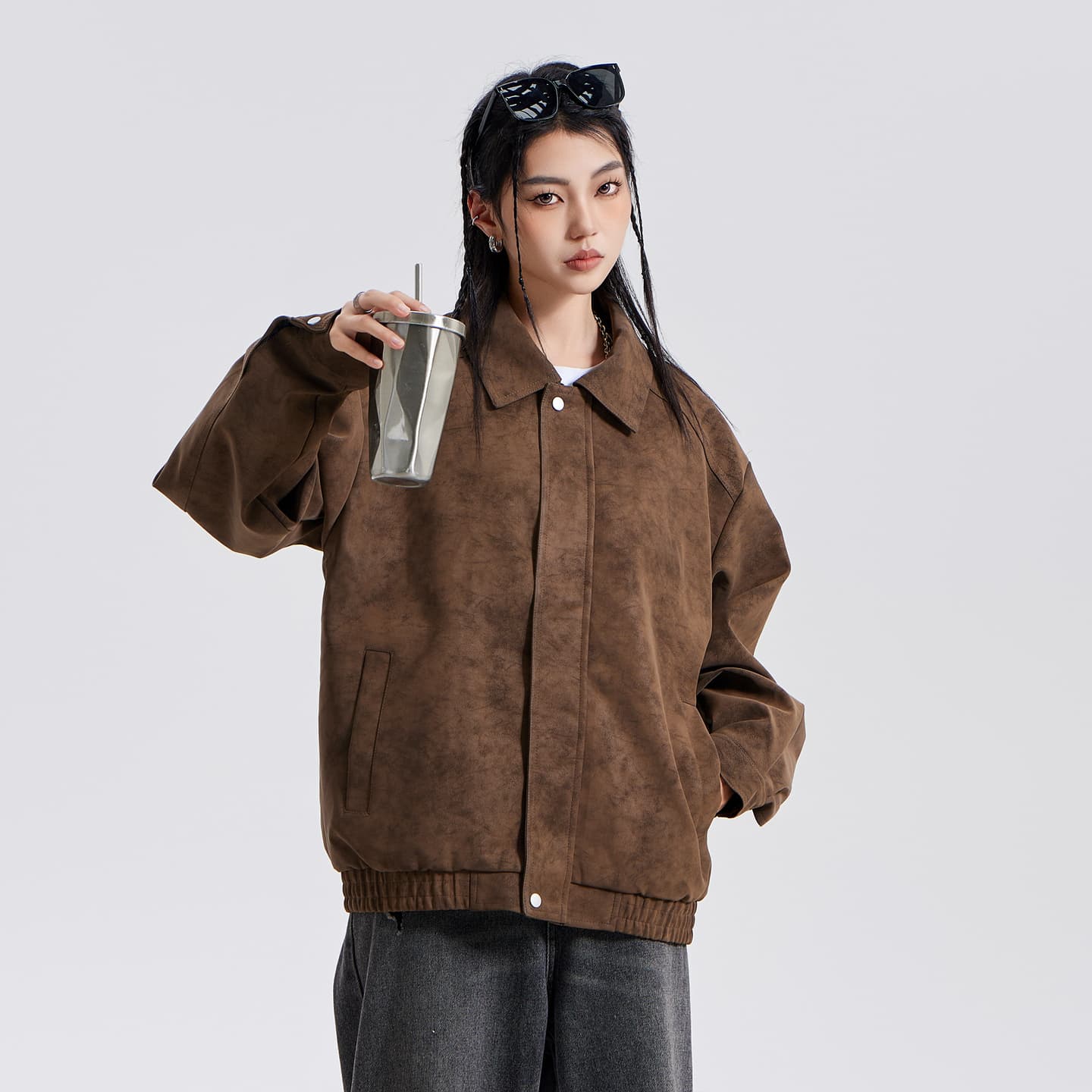 Sesame Street Coach Jacket Coffee