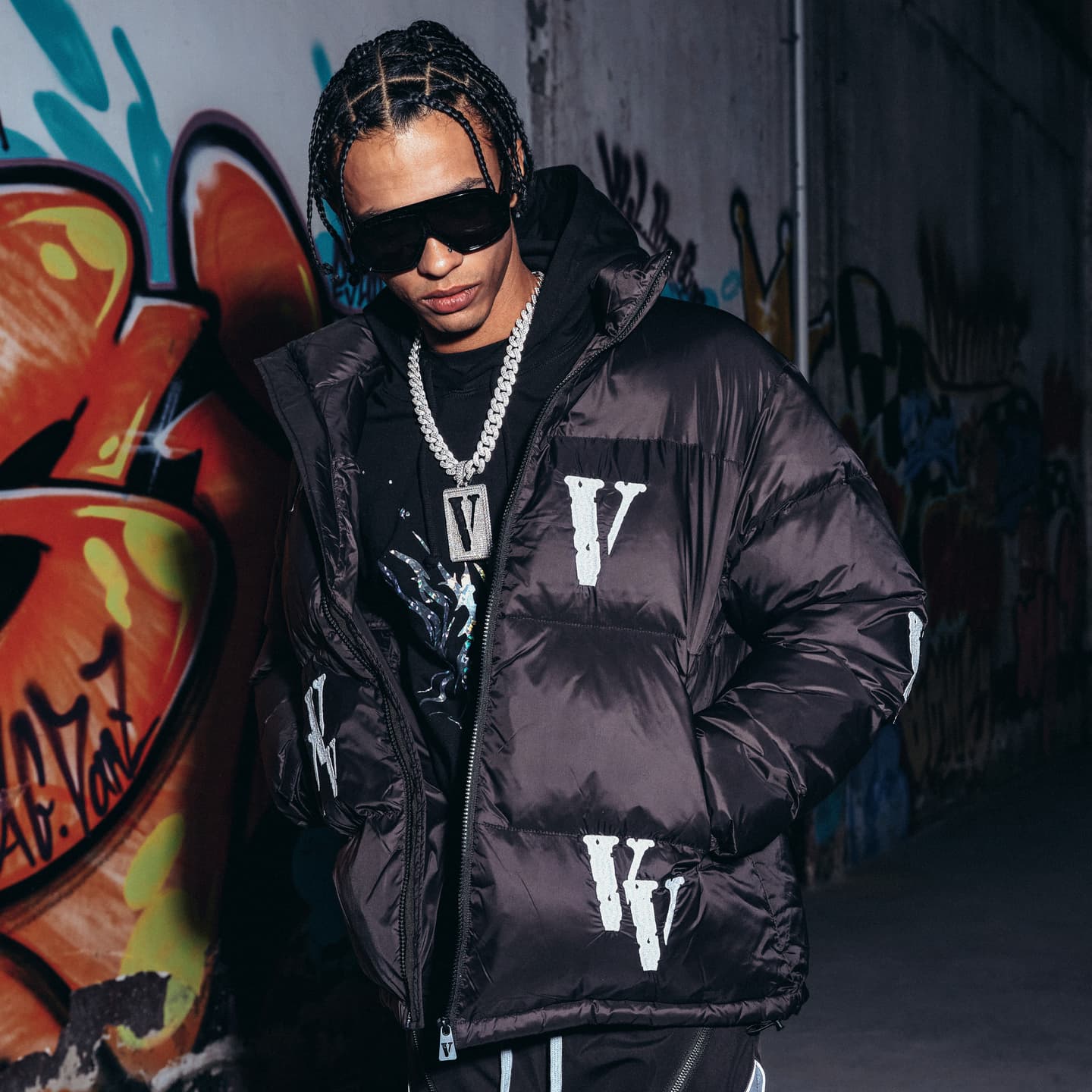 VLONE 3M Reflective Puffer Jacket