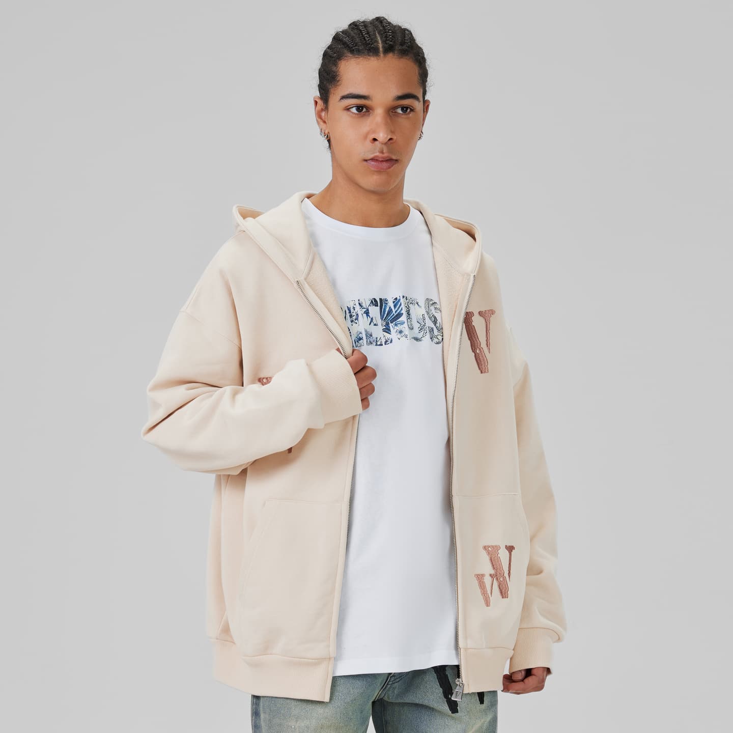 VLONE Hoodie Beige