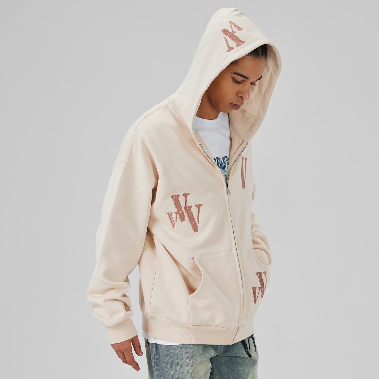 VLONE Hoodie Beige