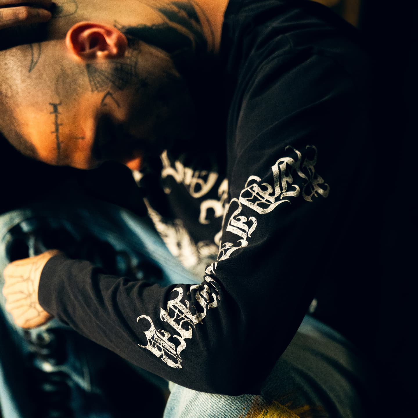 VLONE Flame Logo Long Sleeve Tee