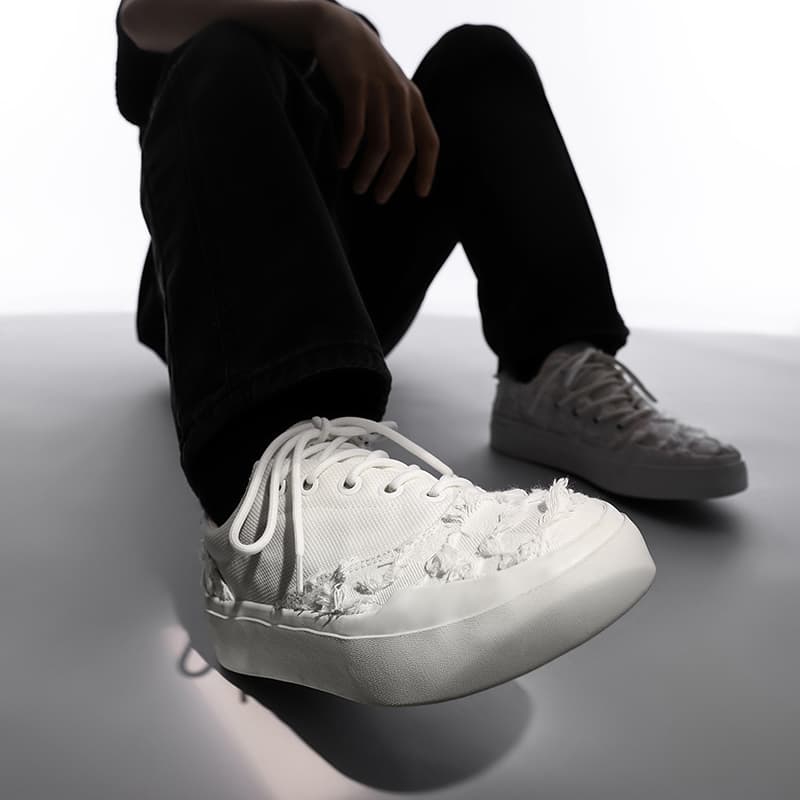 Colorful Creations Checkerboard Tassel Canvas Sneakers