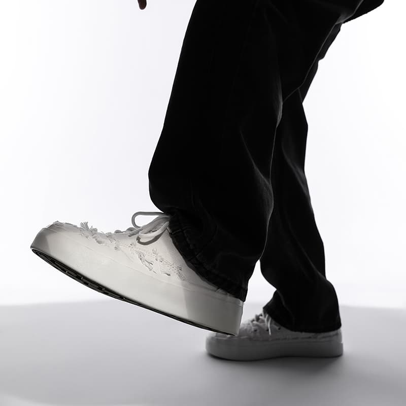 Colorful Creations Checkerboard Tassel Canvas Sneakers