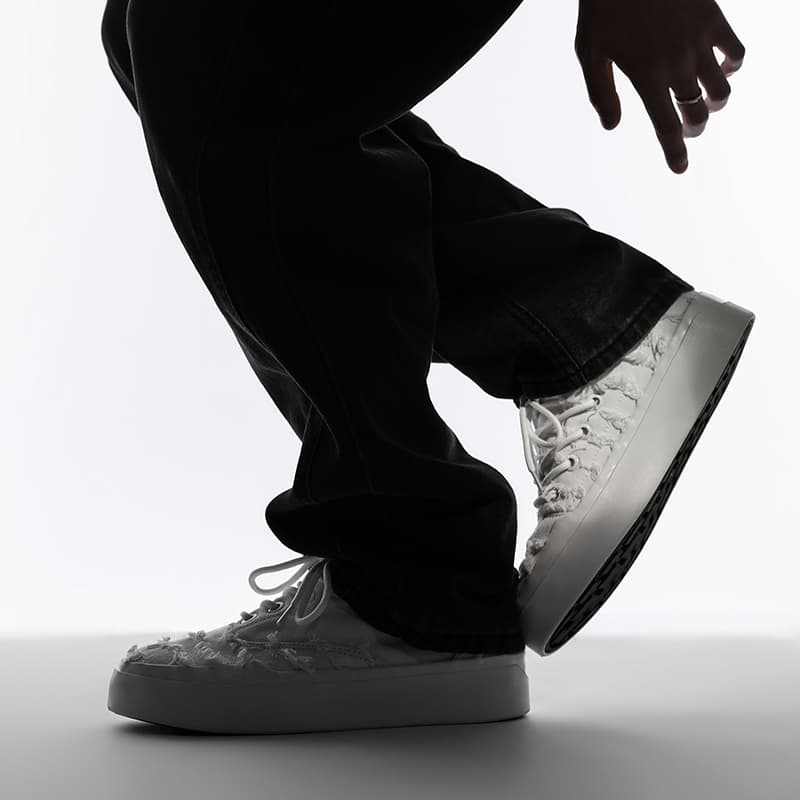 Colorful Creations Checkerboard Tassel Canvas Sneakers