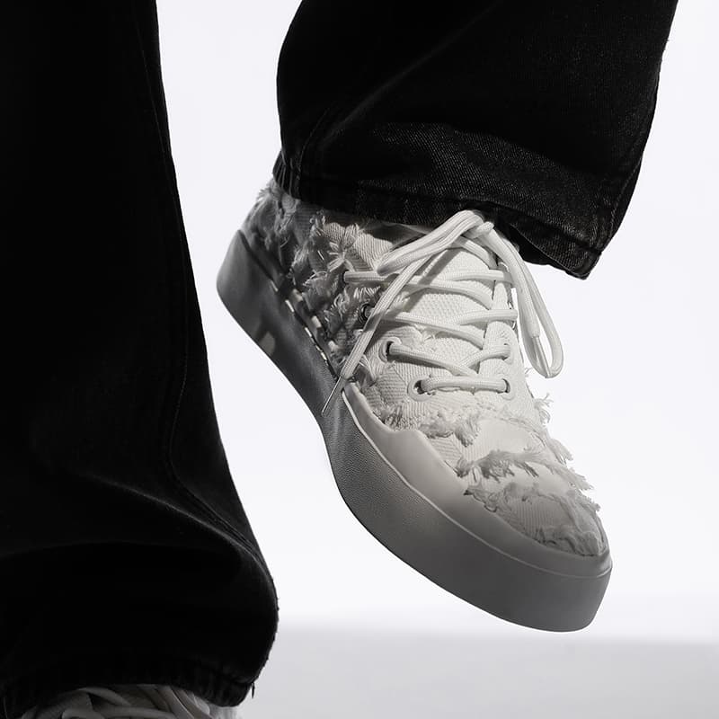 Colorful Creations Checkerboard Tassel Canvas Sneakers