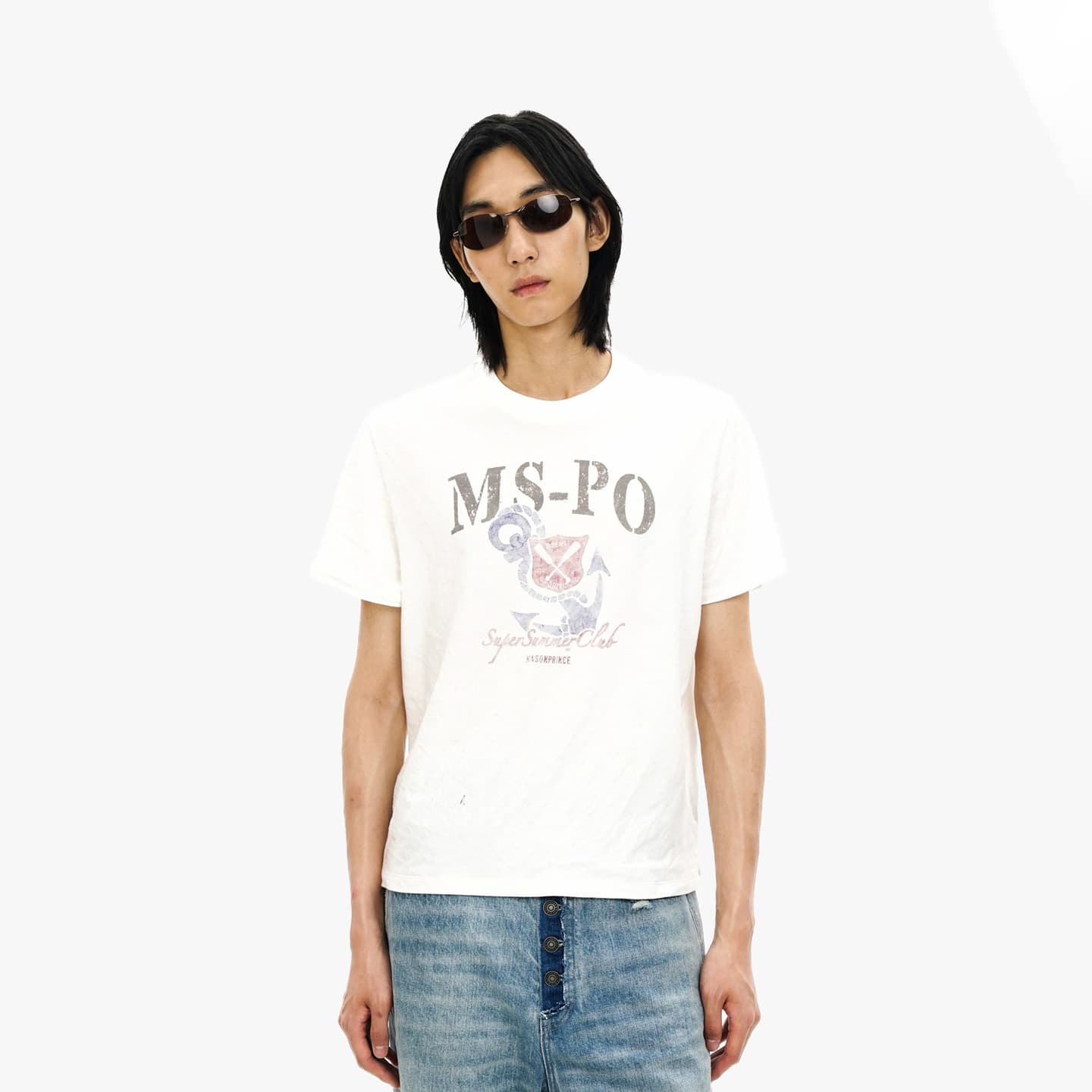 MASONPRINCE Linen Print Tee