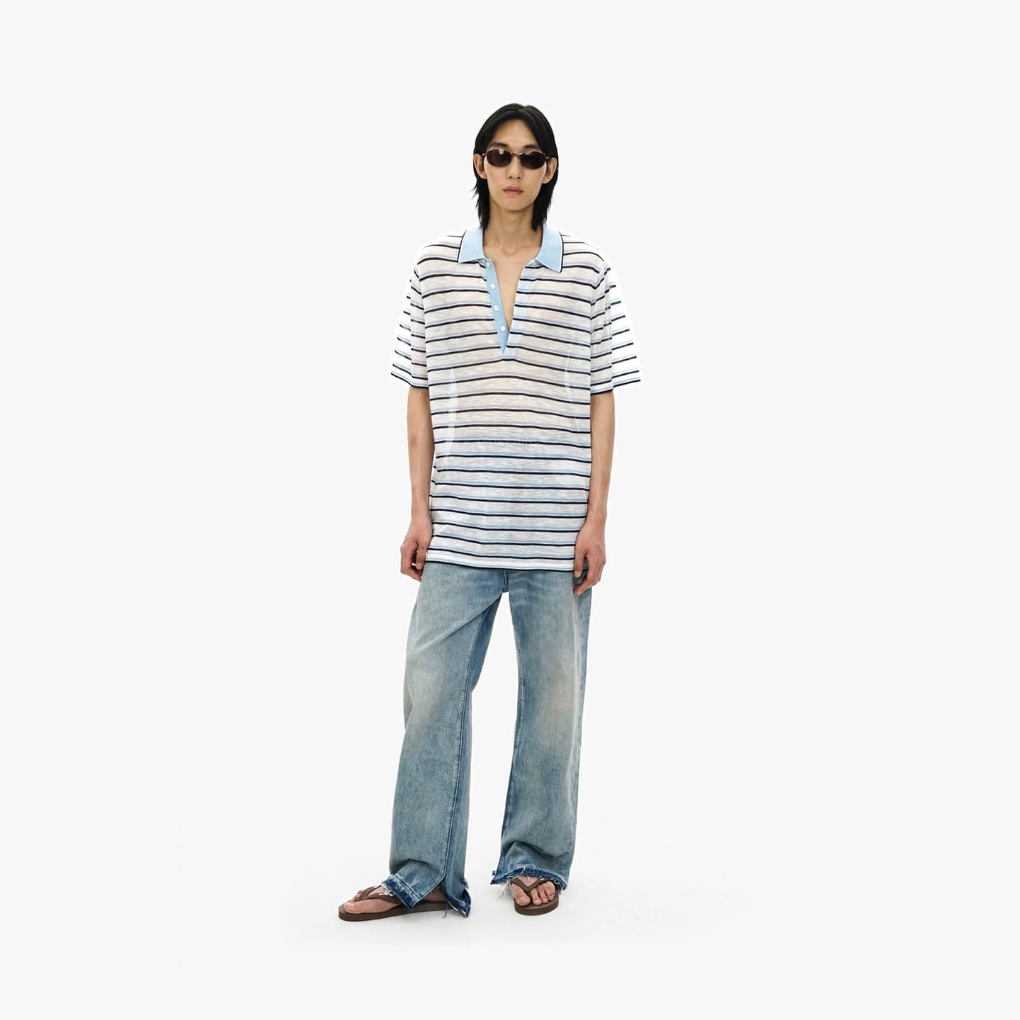 MASONPRINCE Nautical Stripe Polo