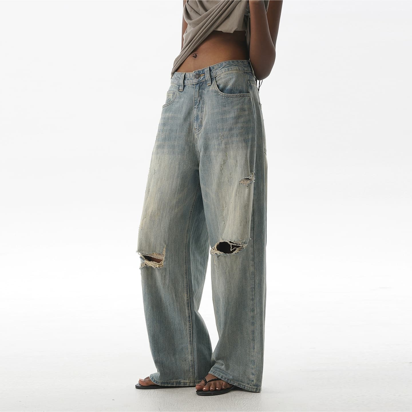 MASONPRINCE Ripped Jeans Unisex