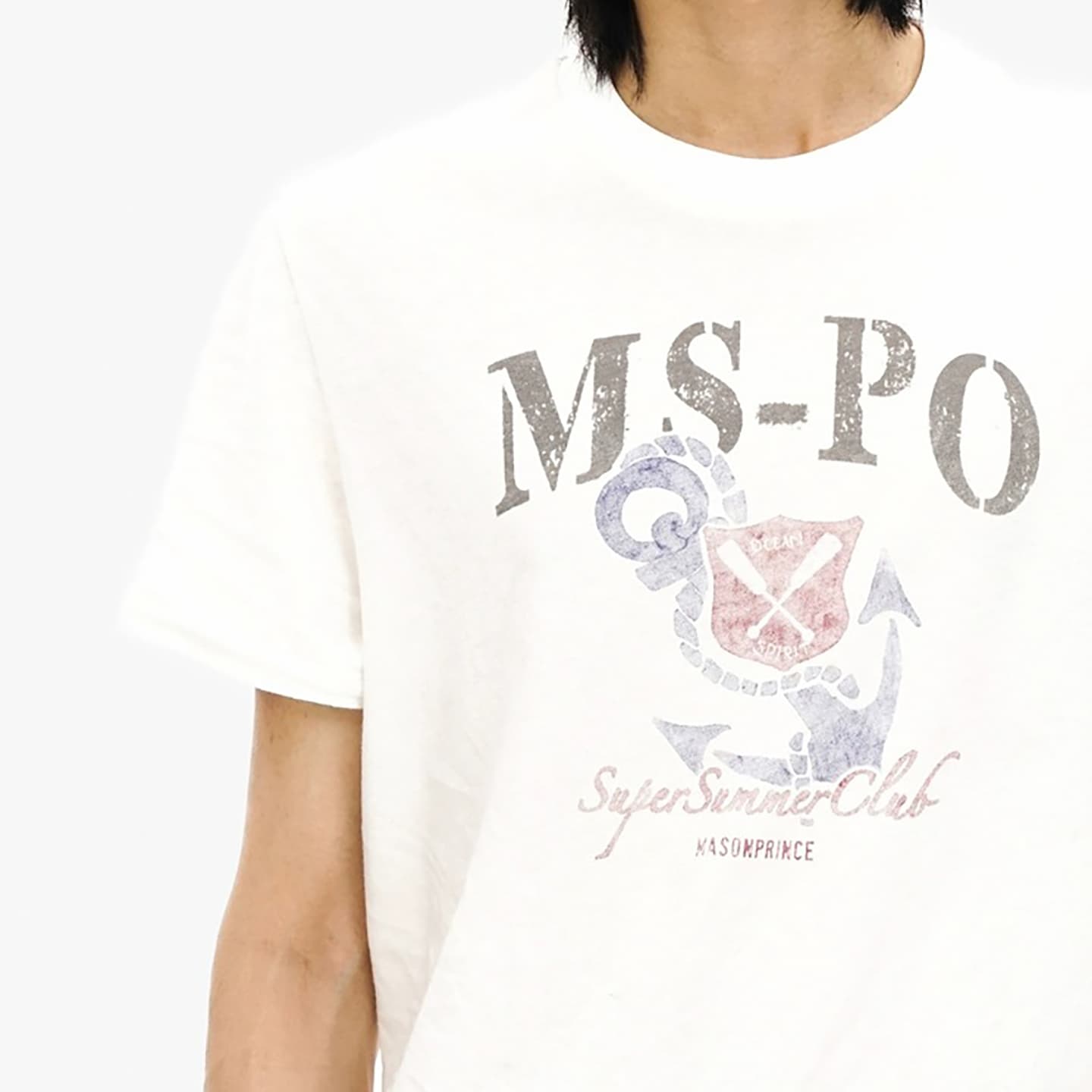 MASONPRINCE Linen Print Tee
