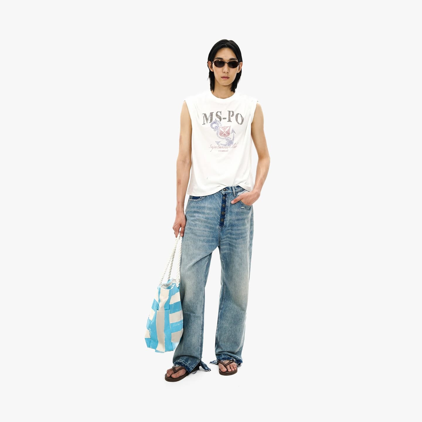 MASONPRINCE Linen Print Tee