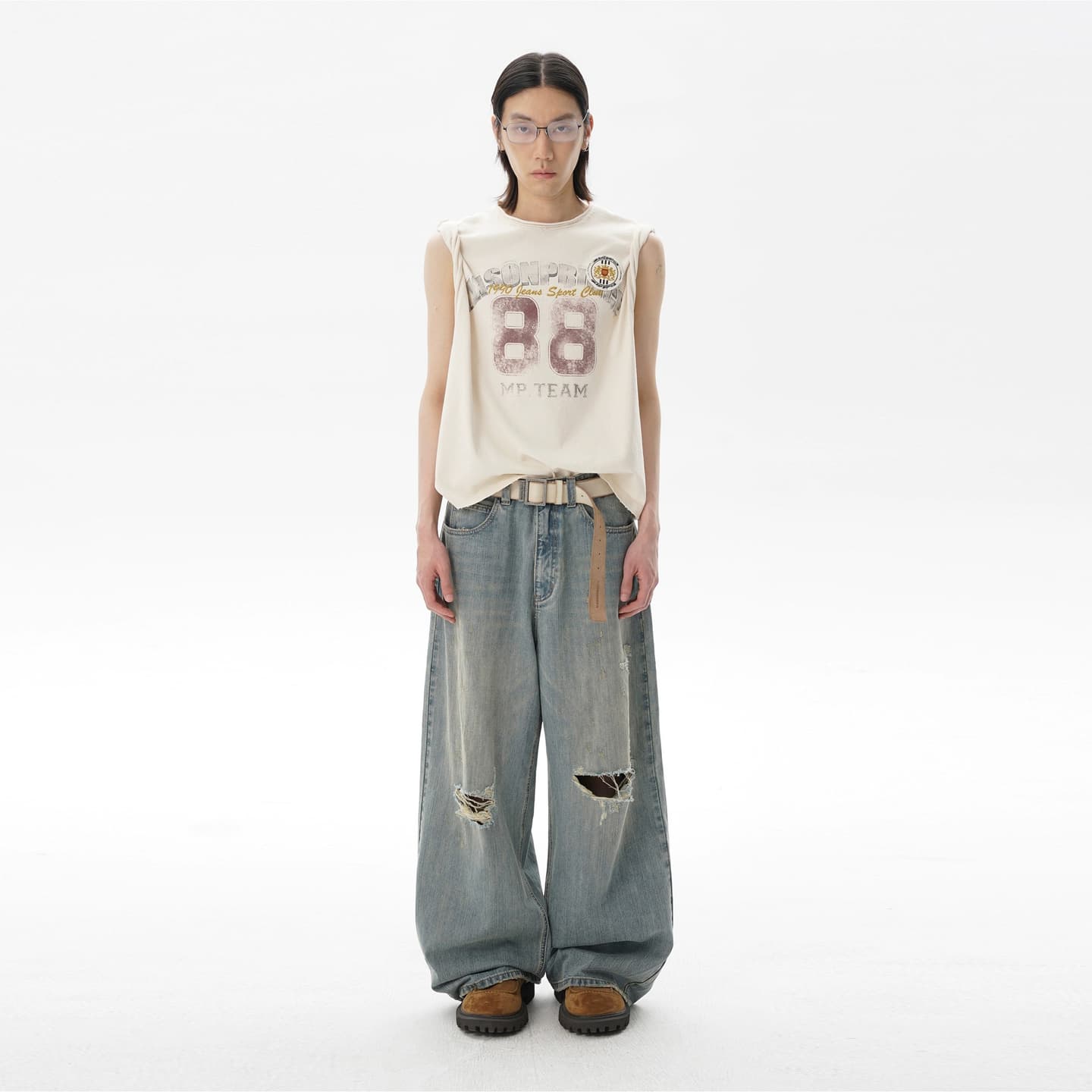 MASONPRINCE Ripped Jeans Unisex