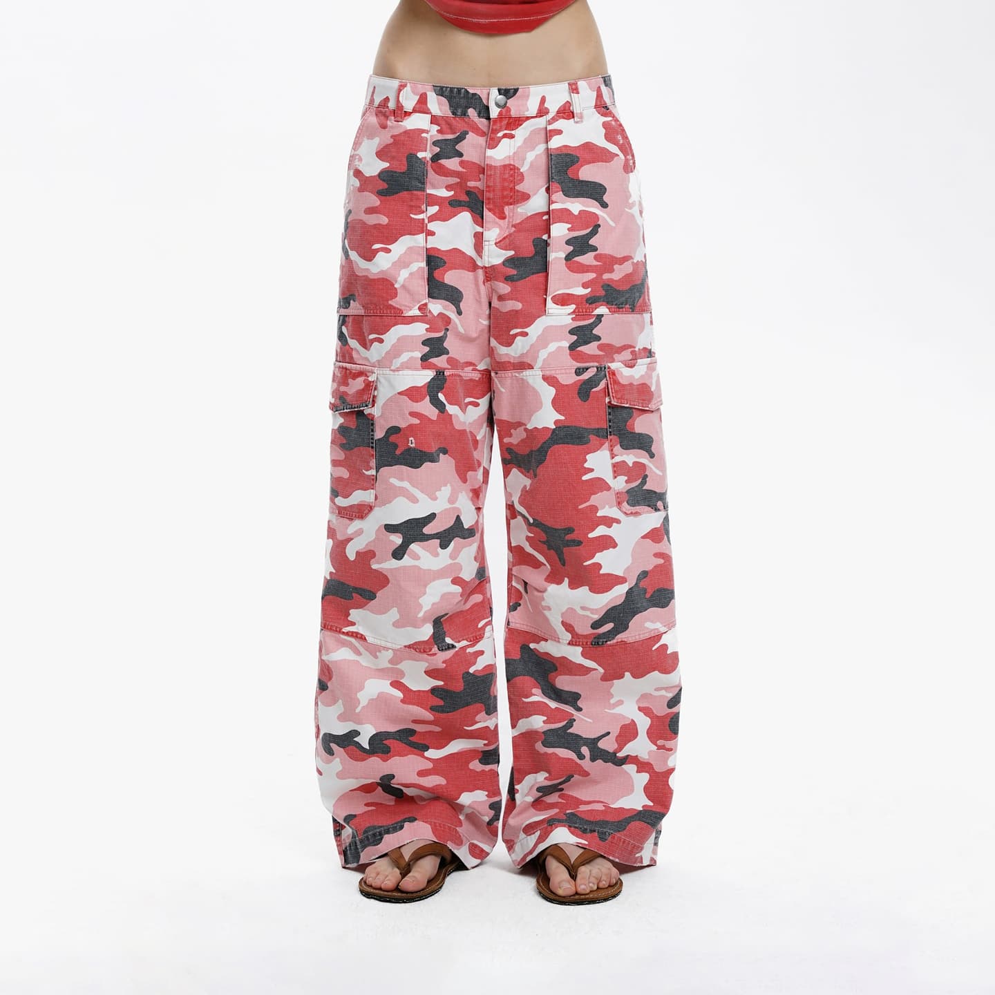 MASONPRINCE Custom Washed Camo Cargo Pants