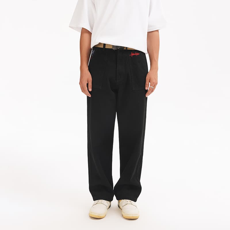MIND ERROR Logo Jeans
