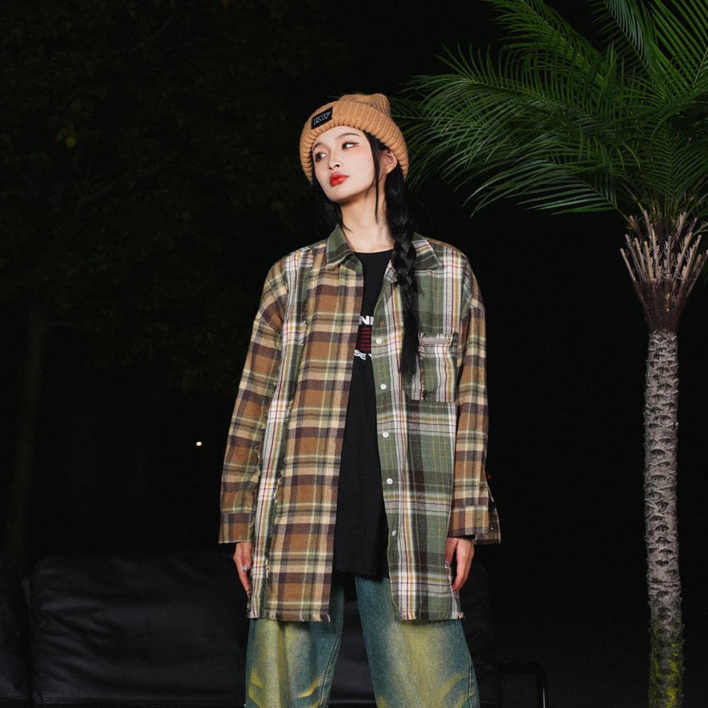 KILLWINNER REBIRTH Plaid Shirt