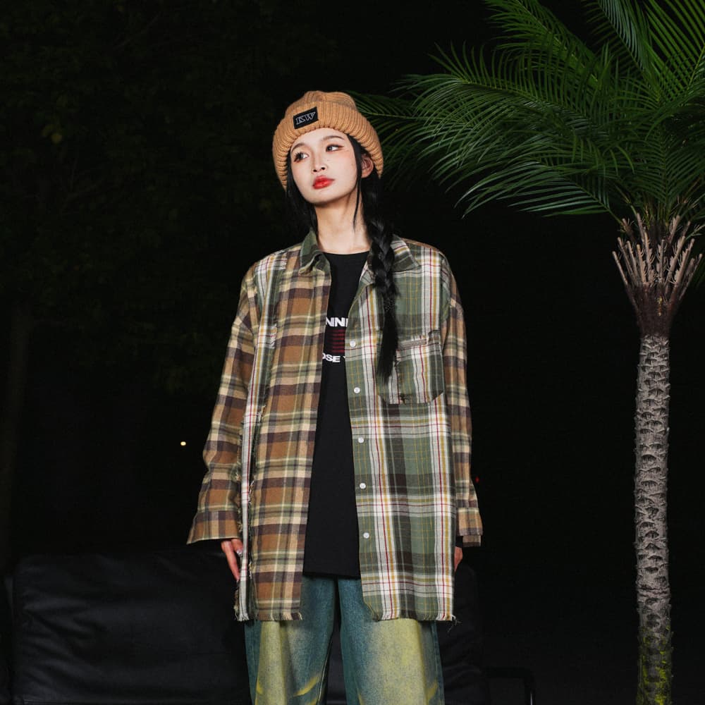 KILLWINNER REBIRTH Plaid Shirt