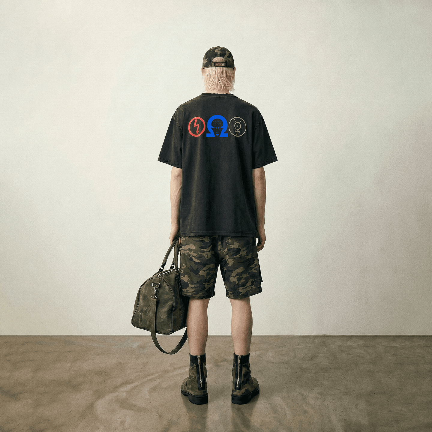 False Perception X Marilyn Manson Lightning Logo T-Shirt