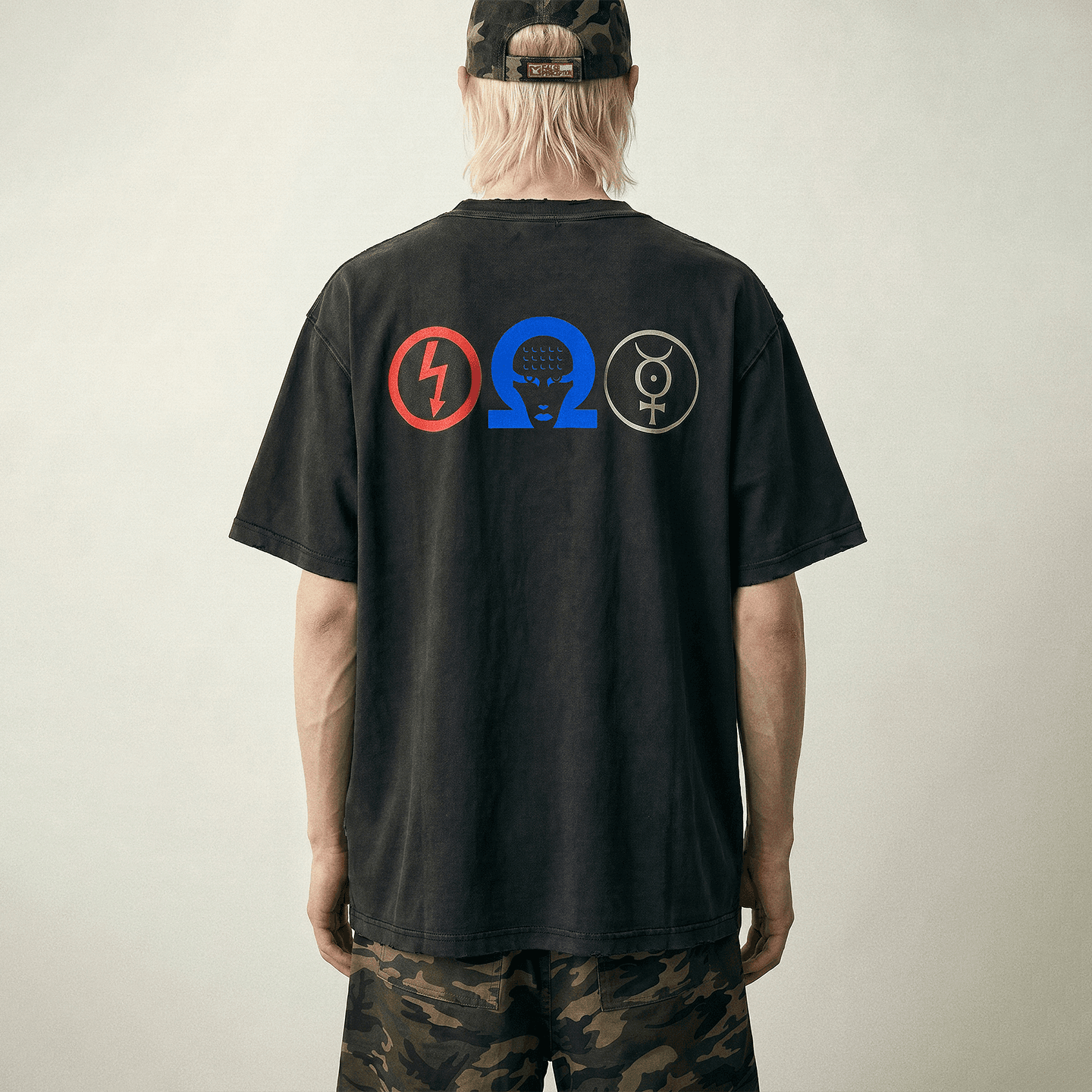 False Perception X Marilyn Manson Lightning Logo T-Shirt