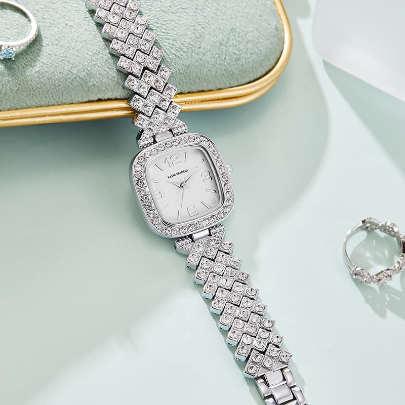Katie Ermilio Quartz Watch Silver Dial 29mm