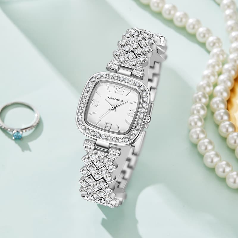 Katie Ermilio Quartz Watch Silver Dial 29mm